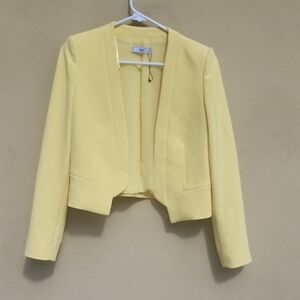 MNG Butter Yellow Women's Blazer
